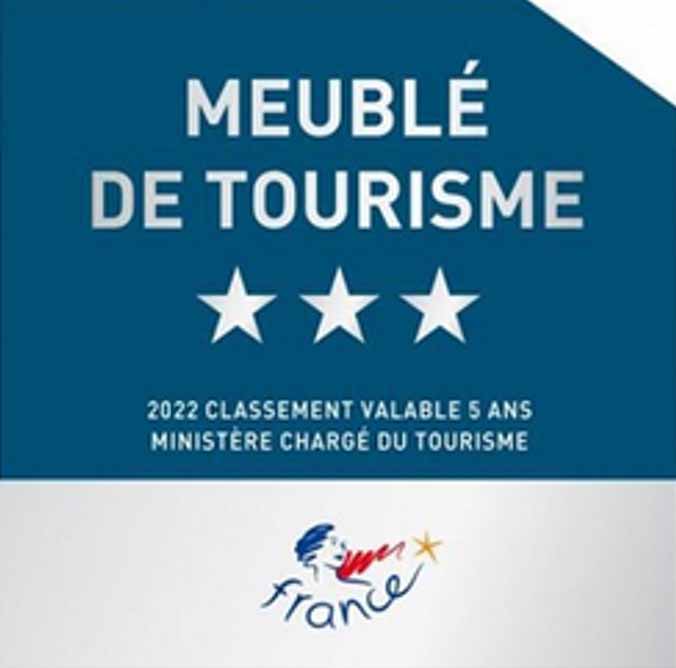 Meublé de tourisme 3 étoiles